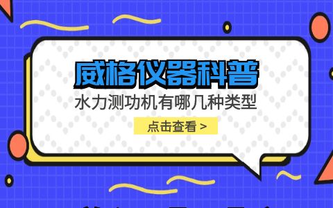 威格儀器-水力測功機有哪幾種類型插圖